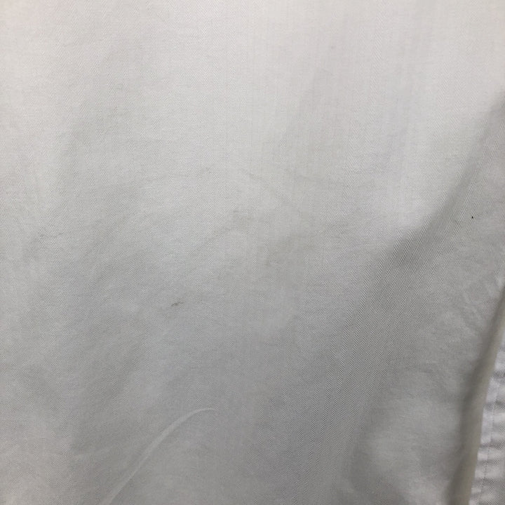 Ralph Lauren YARMOUTH Herringbone Long Sleeve Button Down Shirt Men's XL cotton white type Vintage Second Hand