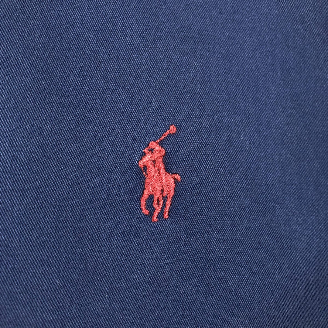 Ralph Lauren Classic Fit Long Sleeve Button Down Shirt Men's XL cotton navy blue type Vintage Second Hand