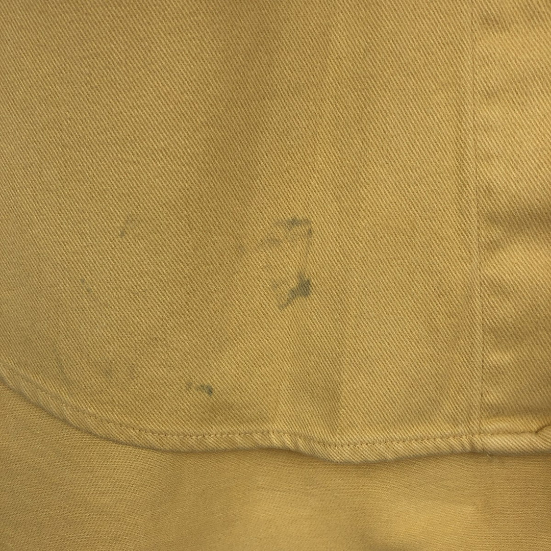 Ralph Lauren long sleeve button down shirt, men's size L cotton yellow type Vintage Second Hand
