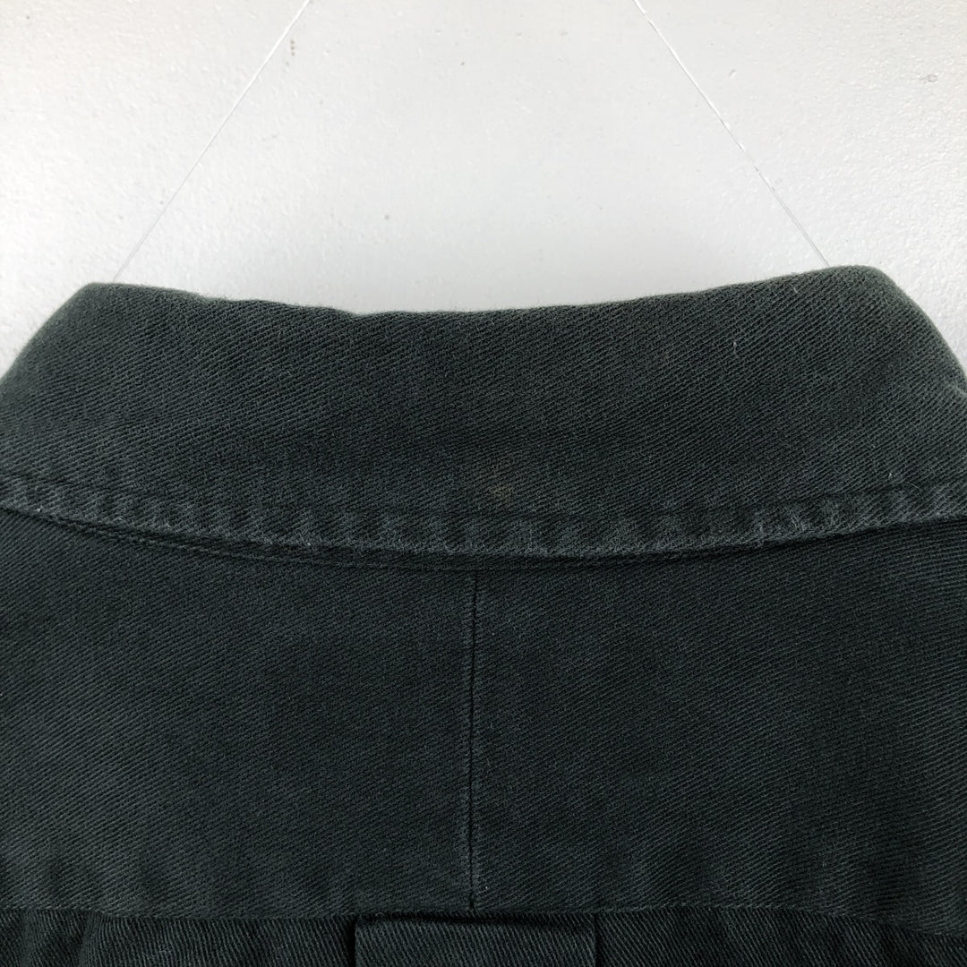 Ralph Lauren BLAIRE long sleeve button down shirt, men's XL size cotton Green type dark green Vintage Second Hand
