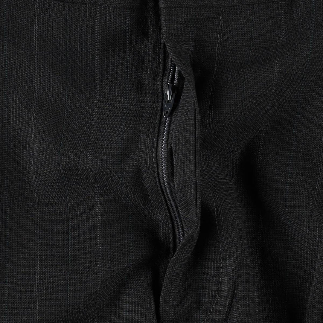 ~90'S Stripe Pattern Two-Pleat Slacks Pants, Made in USA, Men's W31 (approx.), Vintage unclear Charcoal Vintage Second Hand