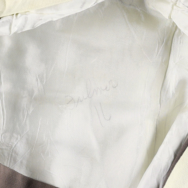 One-pleat slacks pants, men's size W30 equivalent. unclear brown type Vintage Second Hand