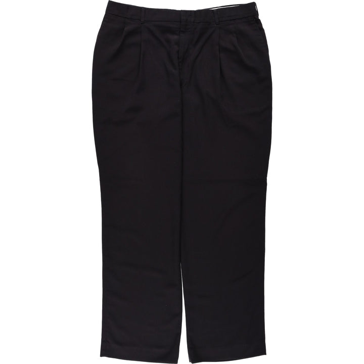 Haggar Two-pleat Slacks, Men's, Size W37 unclear black type Vintage Second Hand