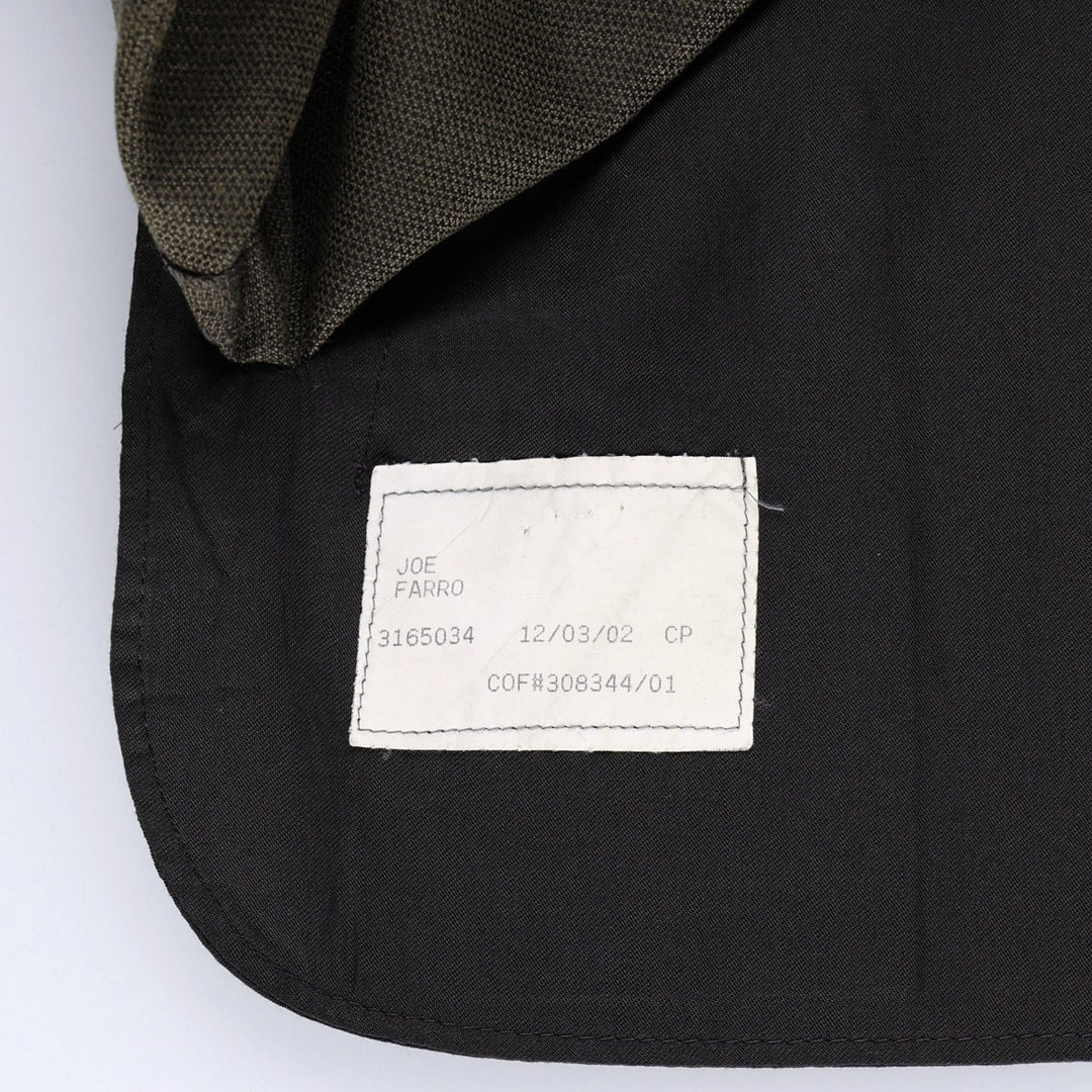 Two-pleat slacks, made in the USA, men's size W36 unclear brown type Vintage Second Hand