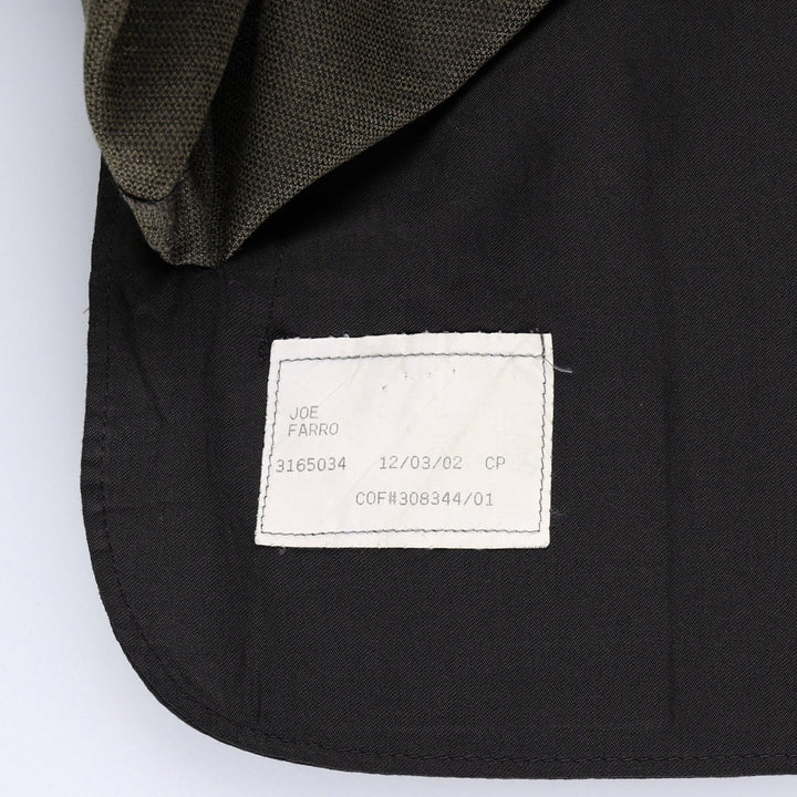 Two-pleat slacks, made in the USA, men's size W36 unclear brown type Vintage Second Hand