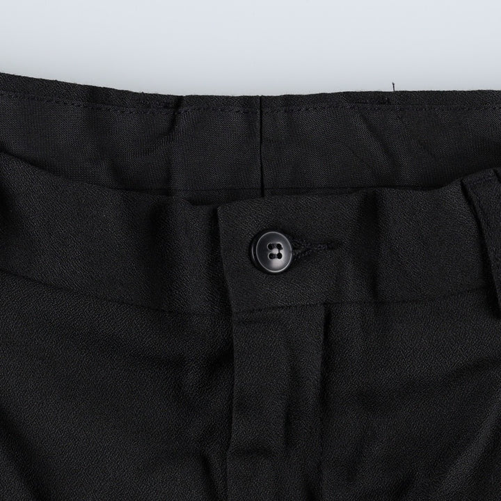 Claiborne two-pleat slacks pants, men's size W33 (approx.) unclear black type Vintage Second Hand
