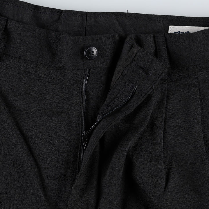 Claiborne two-pleat slacks pants, men's size W33 (approx.) unclear black type Vintage Second Hand