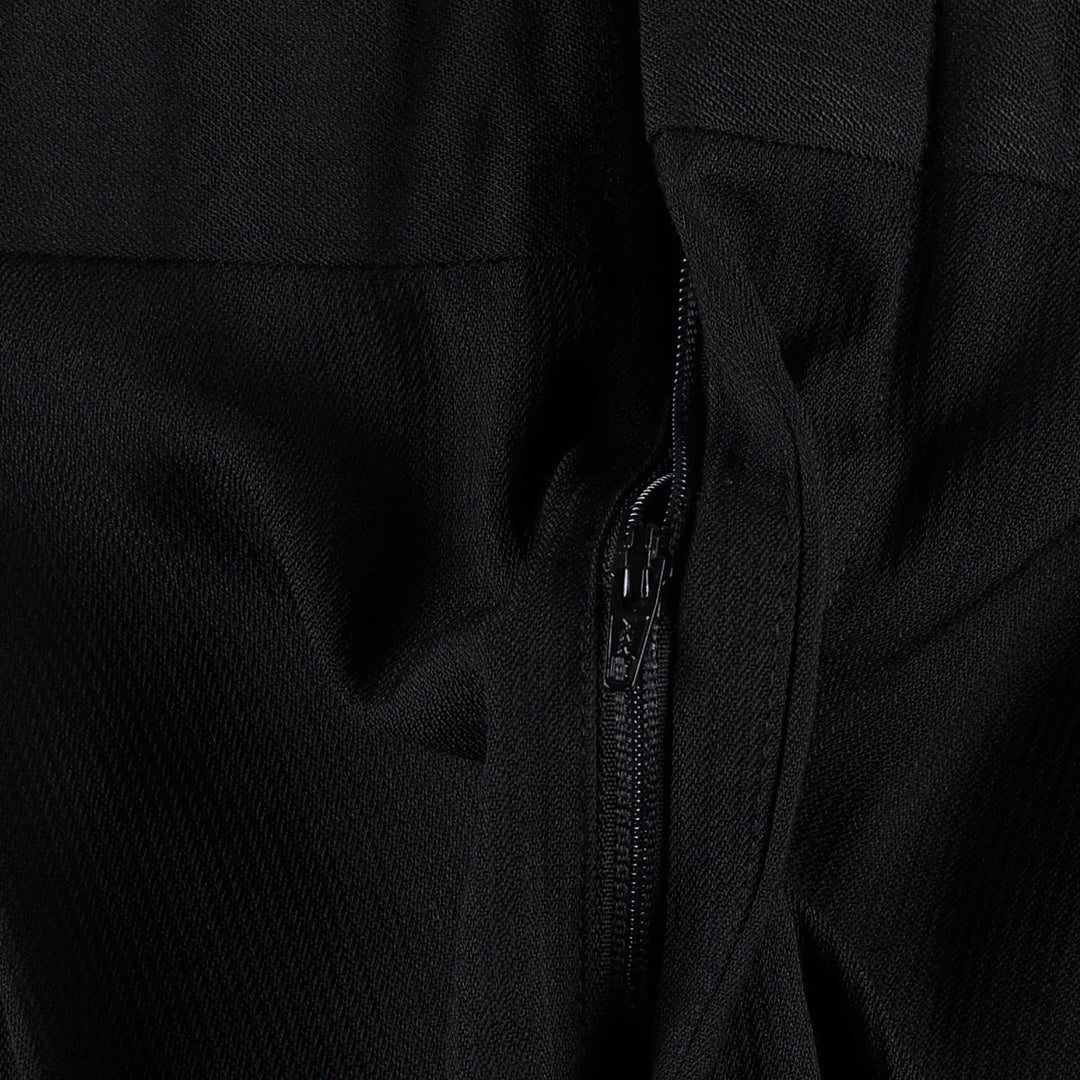 Perry Ellis men's two-pleat slacks, size W31 (approx.) polyester black type Vintage Second Hand