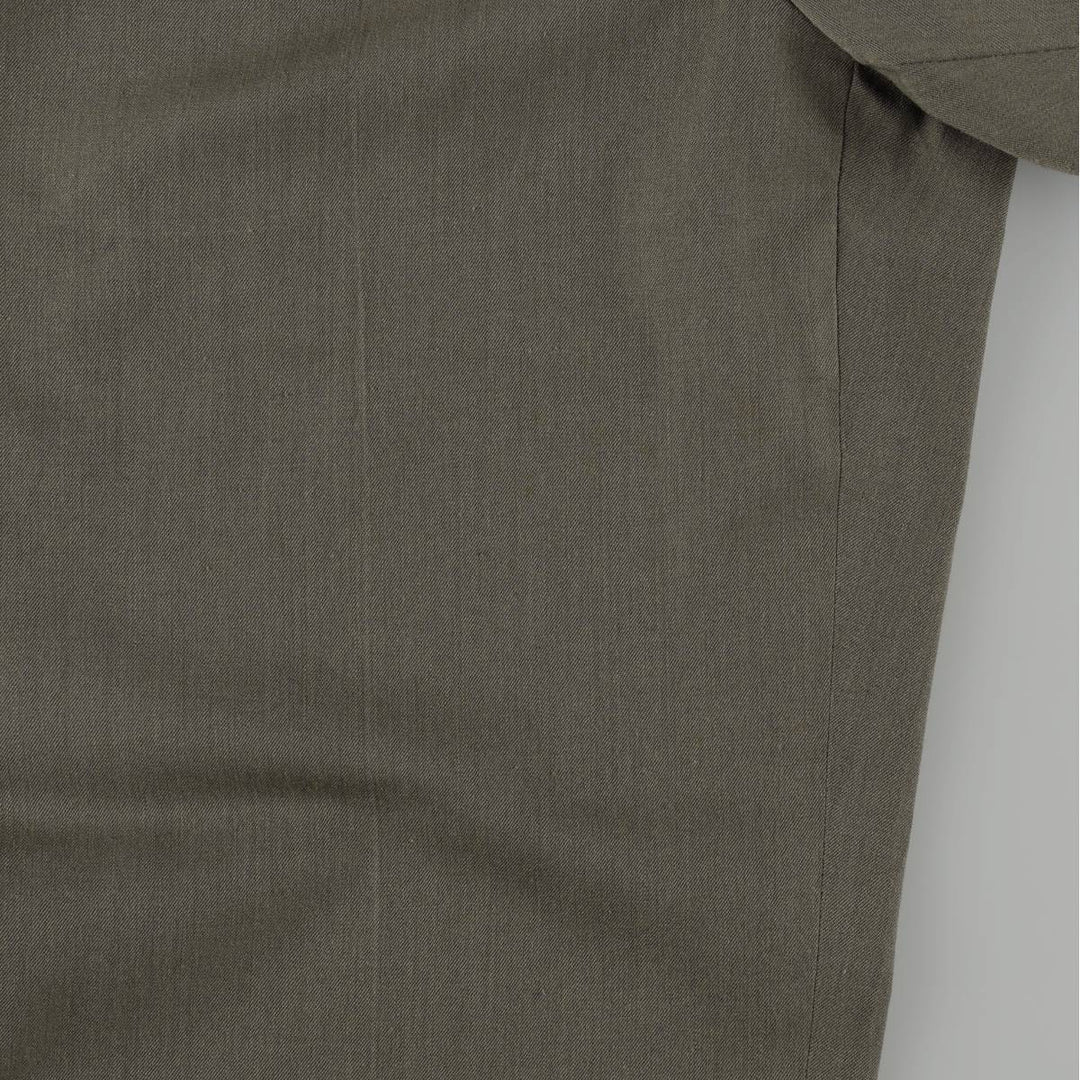 Hartmarx John Alexander Two-Pleat Slacks, Made in USA, Men's Size W34 (approx.) polyester Khaki type sage green Vintage Second Hand