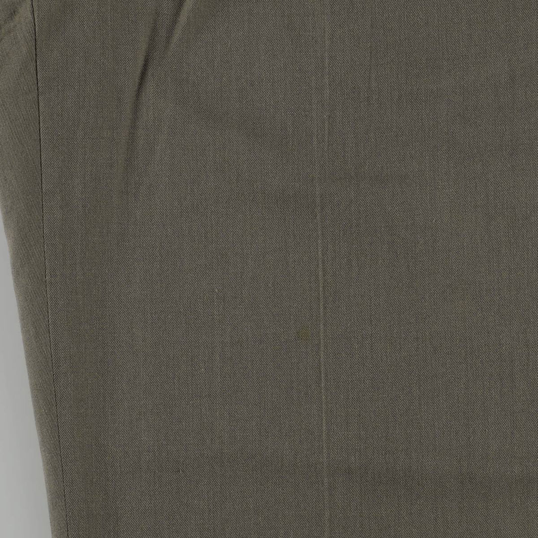 Hartmarx John Alexander Two-Pleat Slacks, Made in USA, Men's Size W34 (approx.) polyester Khaki type sage green Vintage Second Hand