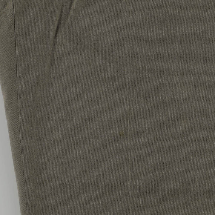 Hartmarx John Alexander Two-Pleat Slacks, Made in USA, Men's Size W34 (approx.) polyester Khaki type sage green Vintage Second Hand