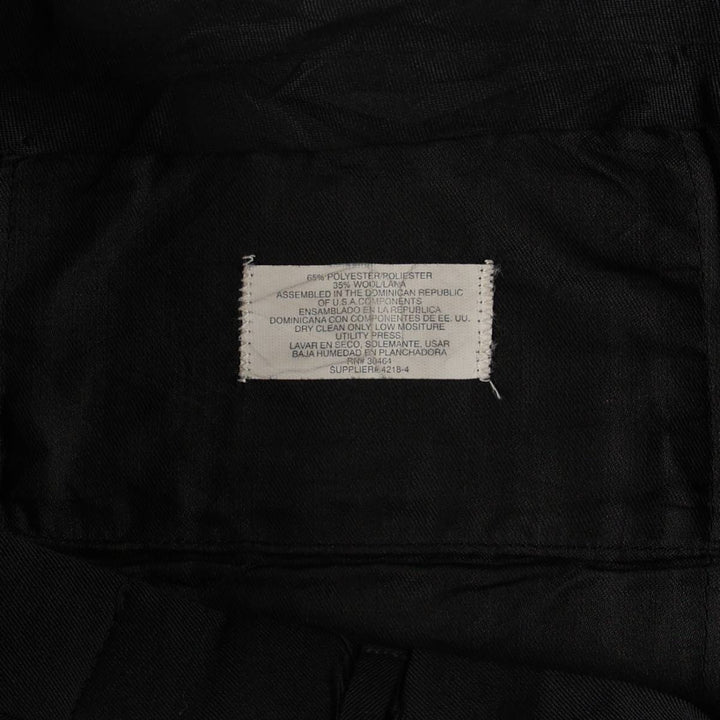 80s-90'S City Streets Three-Pleat Slacks Pants, Men's Size W33 (approx.), Vintage polyester black type Vintage Second Hand
