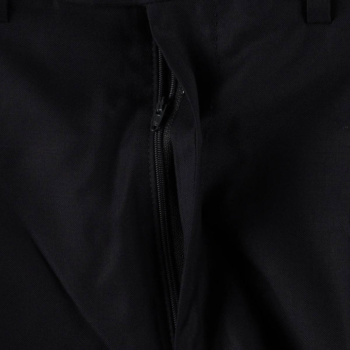 TRUSSINI Two-Pleat Wool Trousers, Italian Made, Men's Size W34 (approx.) wool navy blue type Vintage Second Hand