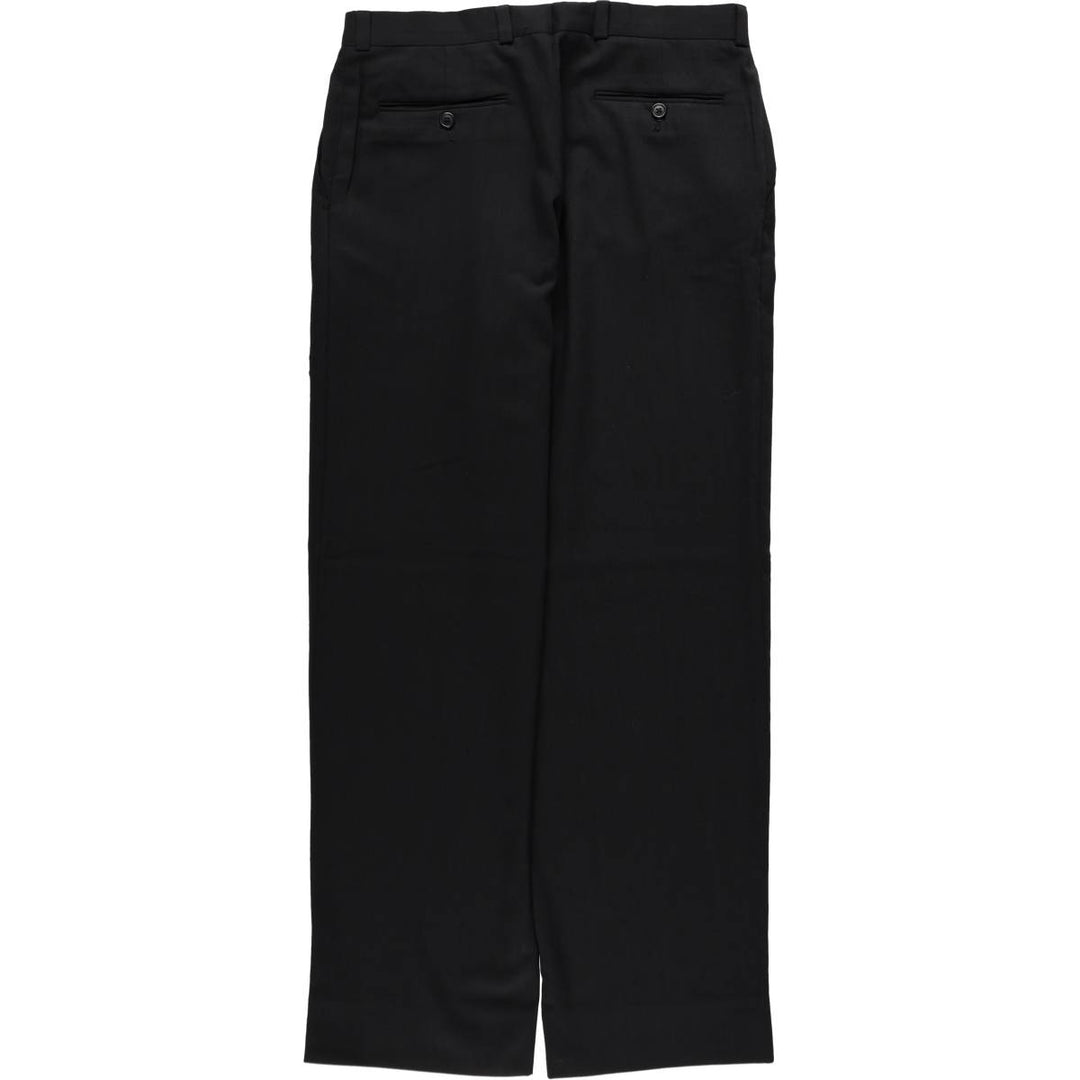 Calvin Klein wool trousers/slacks, made in Canada, men's size W32 (approx.). wool black type Vintage Second Hand