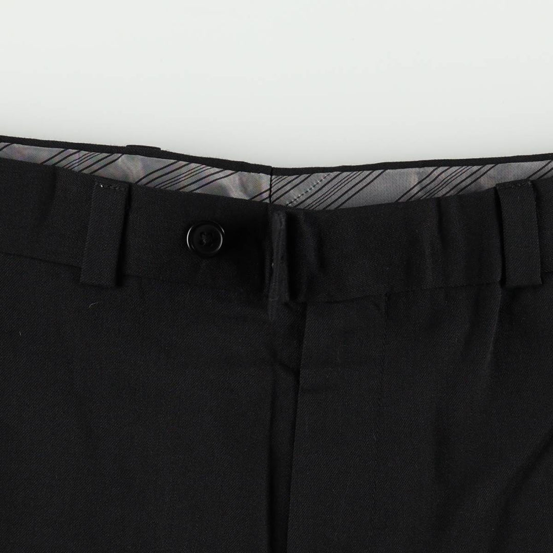 Calvin Klein wool trousers/slacks, made in Canada, men's size W32 (approx.). wool black type Vintage Second Hand