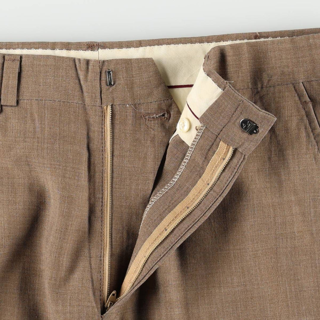 Vintage 80'S men's slacks, size W34 unclear Beige type Vintage Second Hand