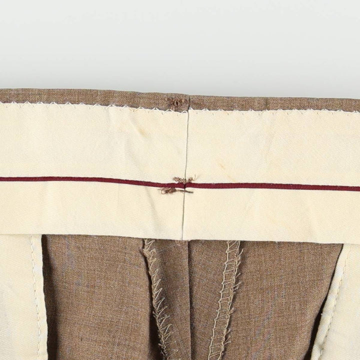 Vintage 80'S men's slacks, size W34 unclear Beige type Vintage Second Hand