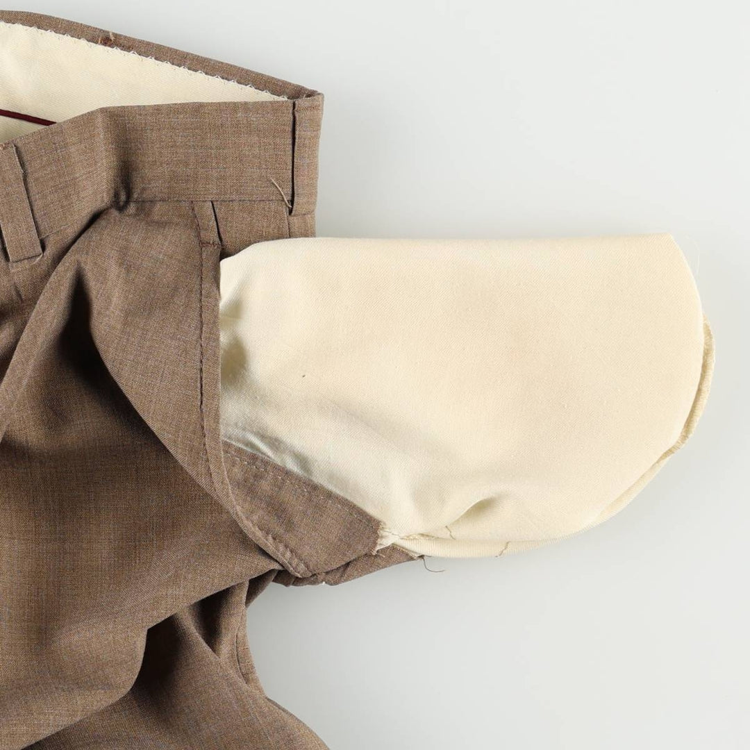Vintage 80'S men's slacks, size W34 unclear Beige type Vintage Second Hand