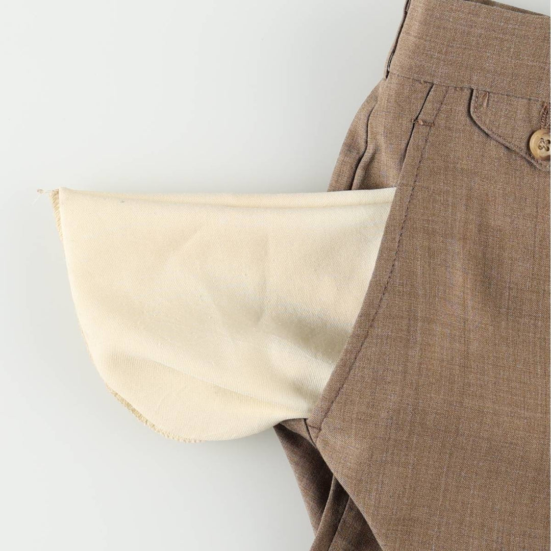 Vintage 80'S men's slacks, size W34 unclear Beige type Vintage Second Hand