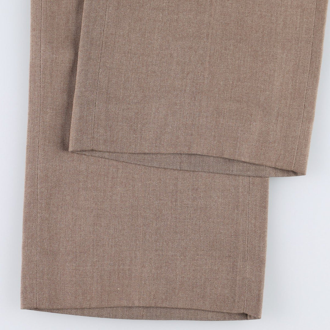 1980'S The Gallery by Haggar slacks, made in USA, men's size W35 (approx.), vintage. unclear brown type Vintage Second Hand