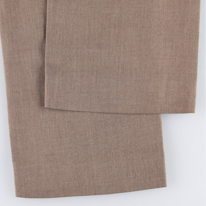 1980'S The Gallery by Haggar slacks, made in USA, men's size W35 (approx.), vintage. unclear brown type Vintage Second Hand