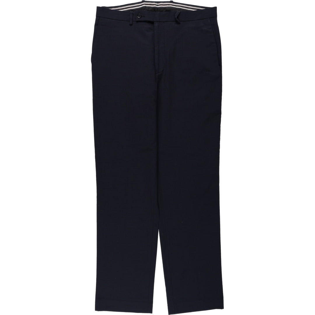 Donna Karan New York DKNY slacks pants for men, size W34 polyester navy blue type Vintage Second Hand