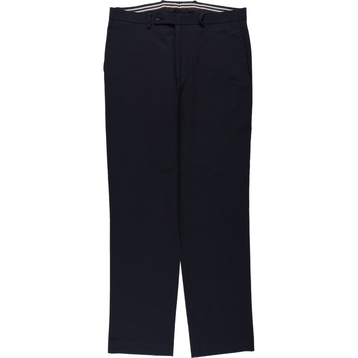 Donna Karan New York DKNY slacks pants for men, size W34 polyester navy blue type Vintage Second Hand