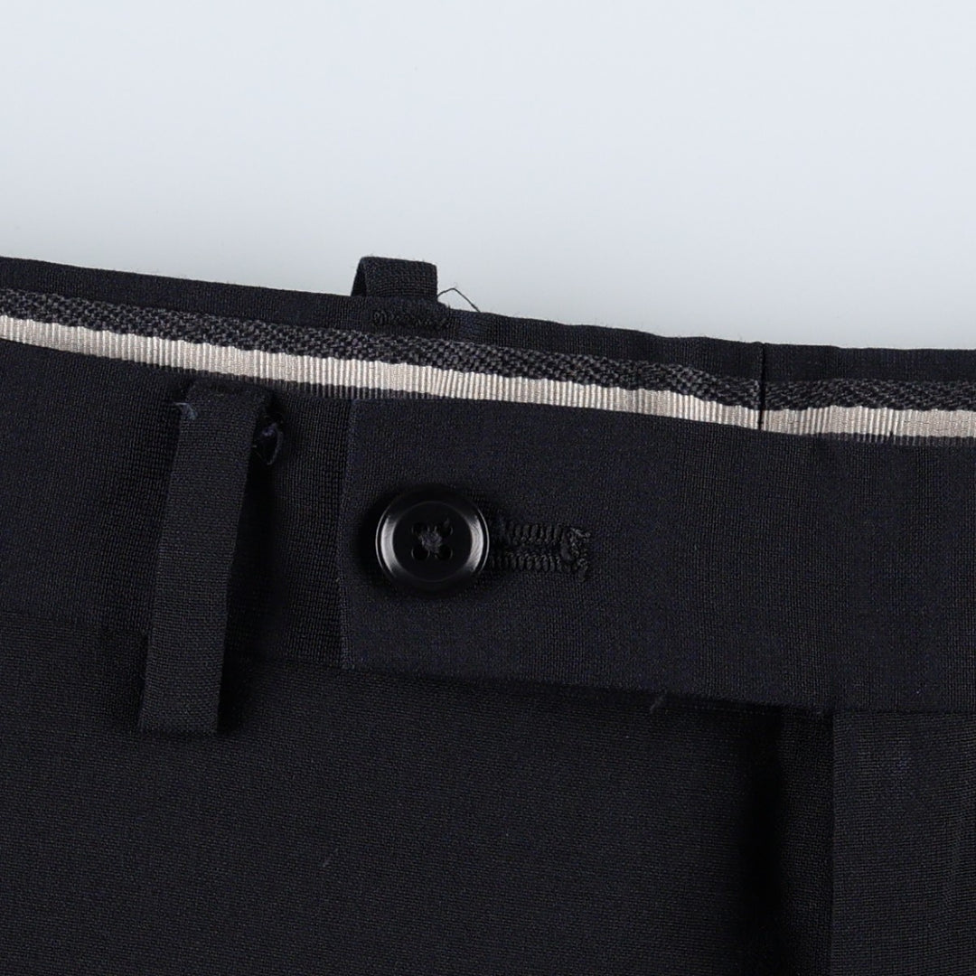 Donna Karan New York DKNY slacks pants for men, size W34 polyester navy blue type Vintage Second Hand