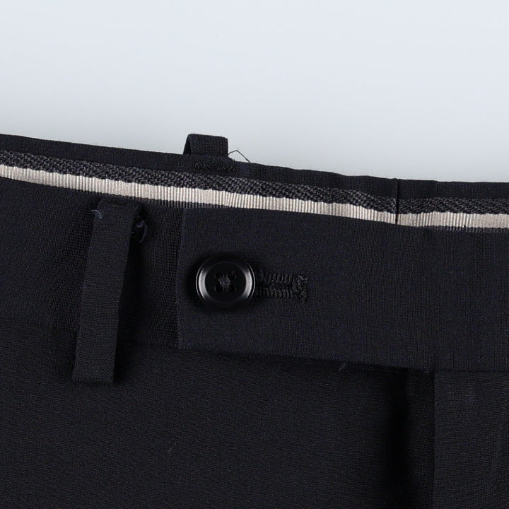 Donna Karan New York DKNY slacks pants for men, size W34 polyester navy blue type Vintage Second Hand