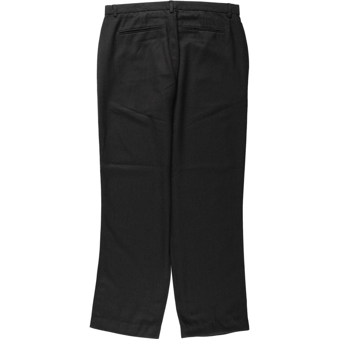 Calvin Klein slacks for men, size W33 (approx.) polyester Charcoal Vintage Second Hand