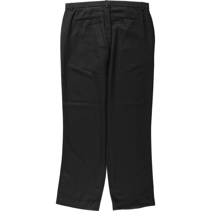 Calvin Klein slacks for men, size W33 (approx.) polyester Charcoal Vintage Second Hand
