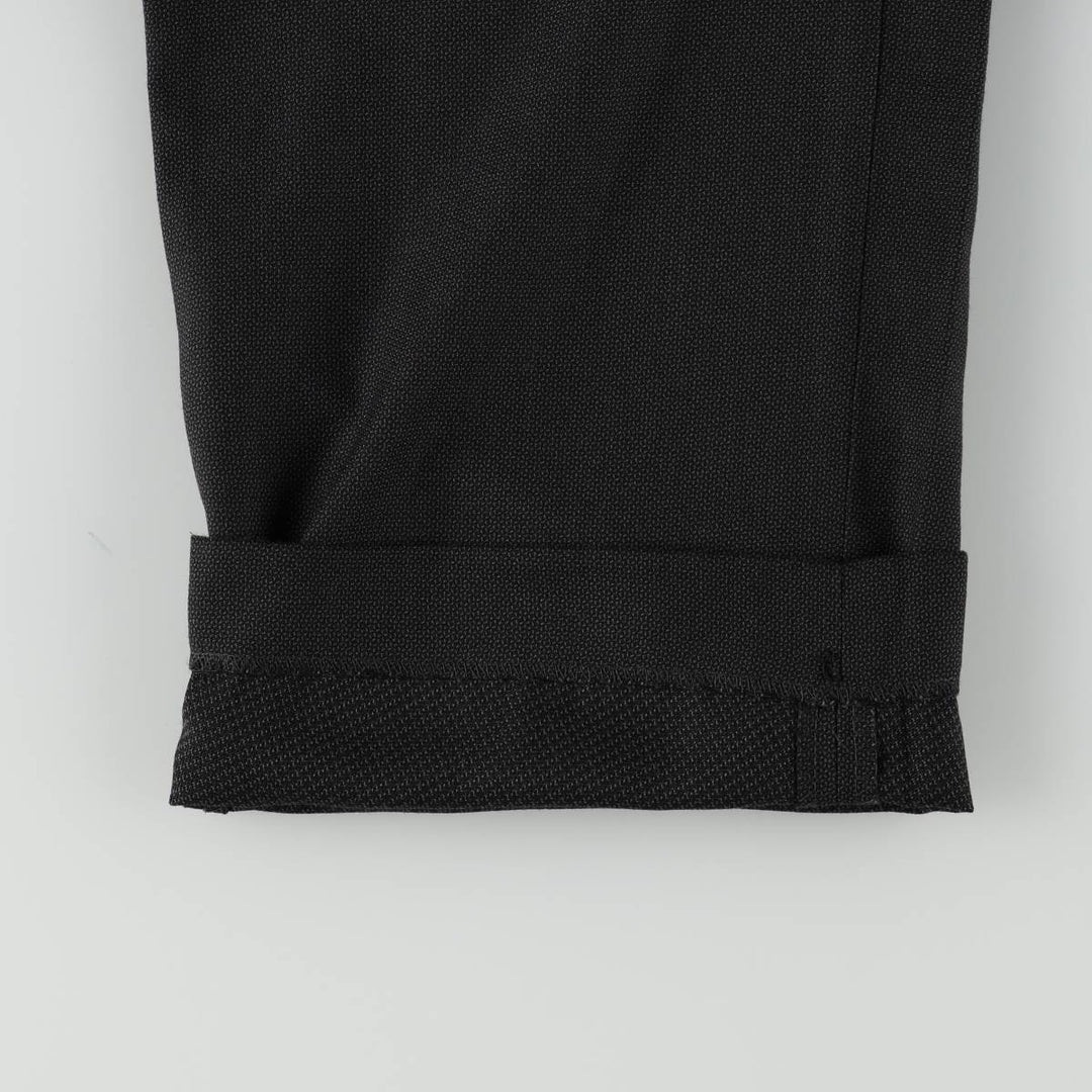 Calvin Klein slacks for men, size W33 (approx.) polyester Charcoal Vintage Second Hand