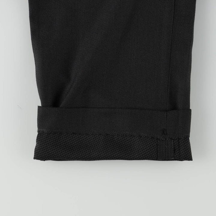 Calvin Klein slacks for men, size W33 (approx.) polyester Charcoal Vintage Second Hand