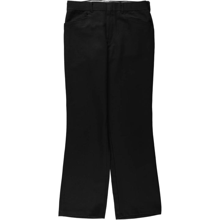 1970'S Sears KINGS ROAD slacks pants, men's size W33 (approx.), vintage. unclear black type Vintage Second Hand