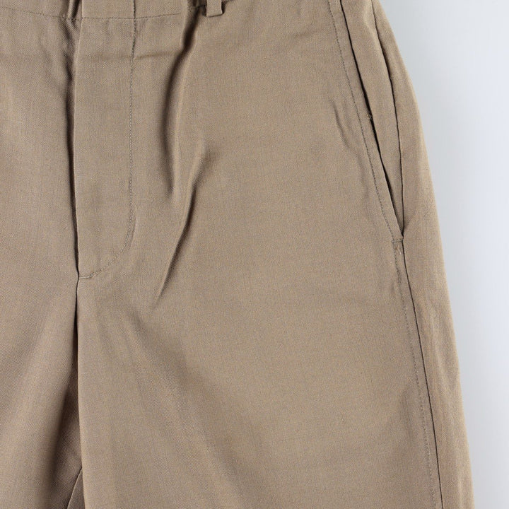 1990'S Lands' End wool trousers/slacks, made in USA, men's size W31 (approx.), vintage. wool Beige type Vintage Second Hand