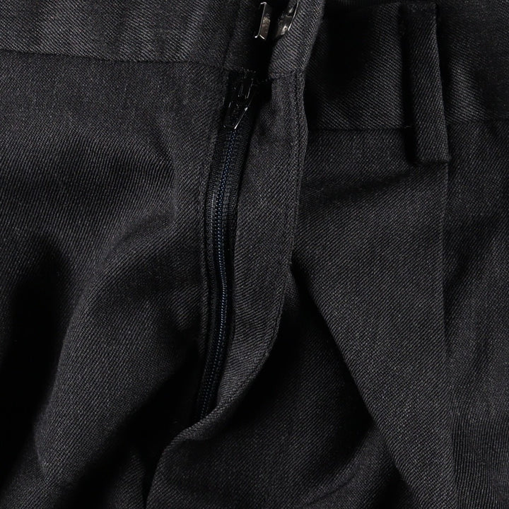 Eddie Bauer Relaxed Fit Wool Trousers/Slacks, Men's Size W34 (approx.) wool gray type Vintage Second Hand