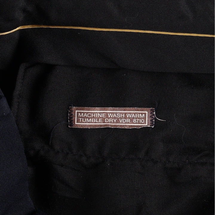 70s-80'S JCPenney Comfort Slacks, Men's W33 (approx.), Vintage unclear navy blue type Vintage Second Hand