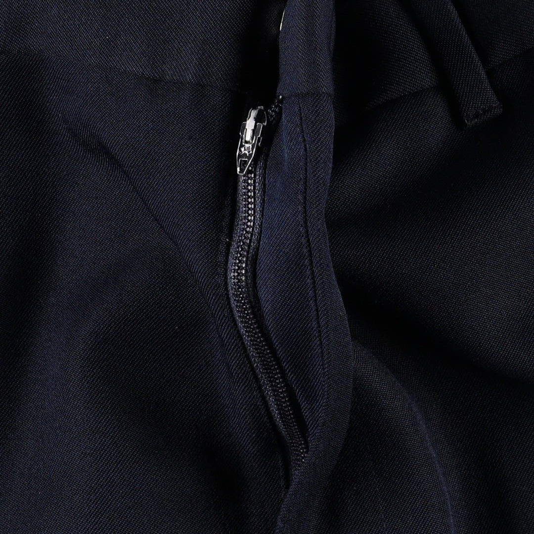 70s-80'S JCPenney Comfort Slacks, Men's W33 (approx.), Vintage unclear navy blue type Vintage Second Hand