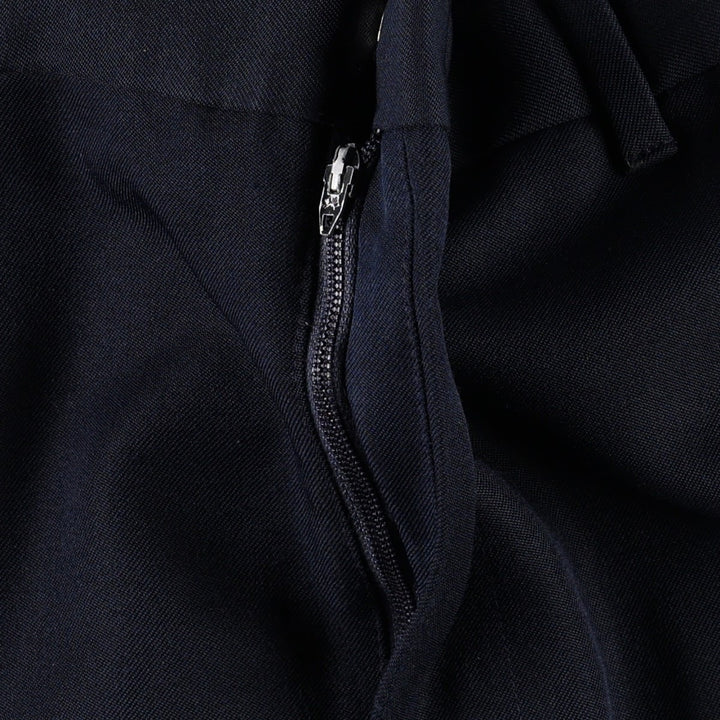70s-80'S JCPenney Comfort Slacks, Men's W33 (approx.), Vintage unclear navy blue type Vintage Second Hand
