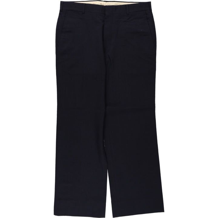 1980'S Bullock's slacks, made in USA, men's size W32 (approx.), vintage. unclear black type Vintage Second Hand