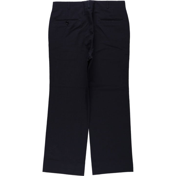 1980'S Bullock's slacks, made in USA, men's size W32 (approx.), vintage. unclear black type Vintage Second Hand