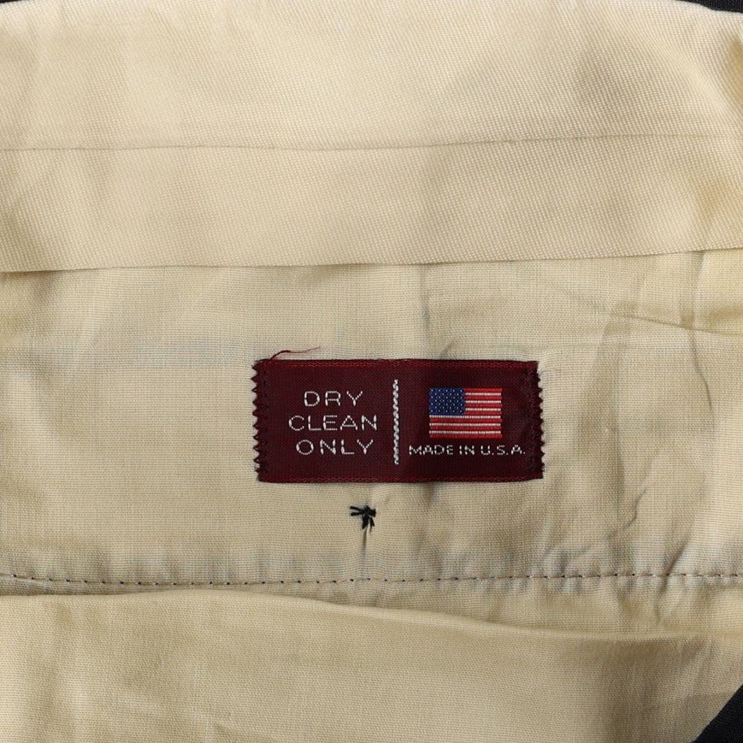 1980'S Bullock's slacks, made in USA, men's size W32 (approx.), vintage. unclear black type Vintage Second Hand