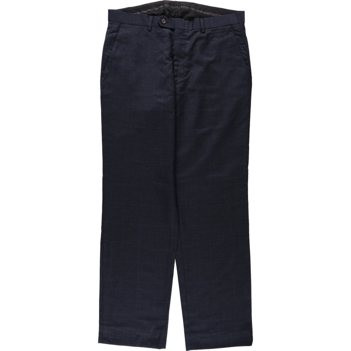 Ralph Lauren LAUREN Wool pants, slacks, men's, W34 equivalent wool navy blue type Vintage Second Hand