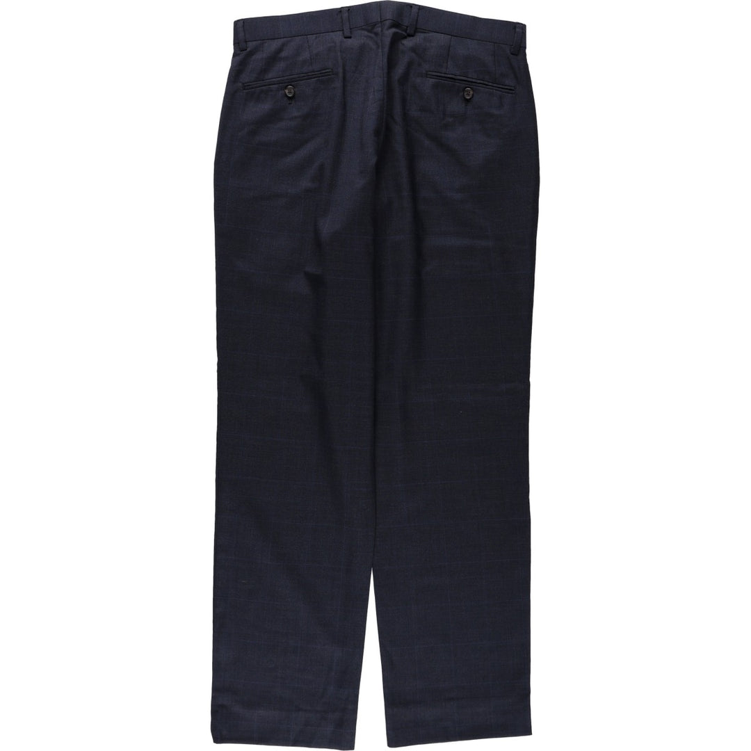 Ralph Lauren LAUREN Wool pants, slacks, men's, W34 equivalent wool navy blue type Vintage Second Hand