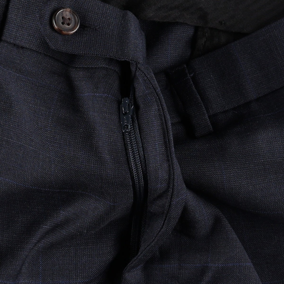 Ralph Lauren LAUREN Wool pants, slacks, men's, W34 equivalent wool navy blue type Vintage Second Hand