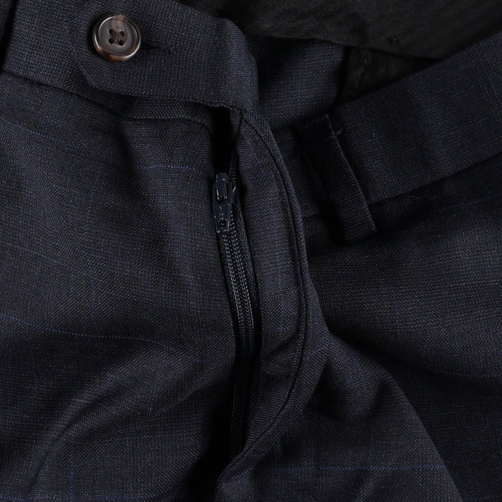 Ralph Lauren LAUREN Wool pants, slacks, men's, W34 equivalent wool navy blue type Vintage Second Hand