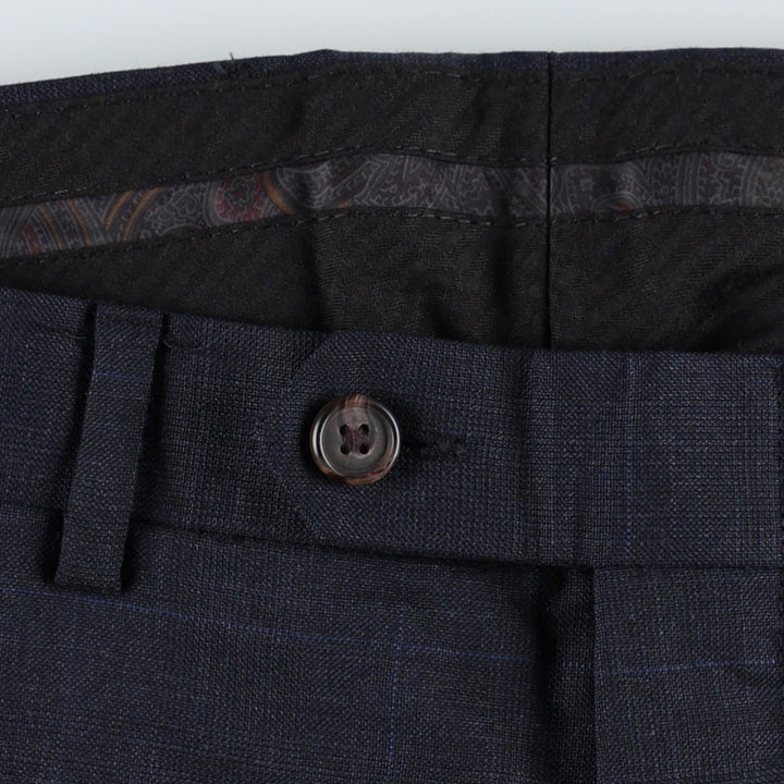 Ralph Lauren LAUREN Wool pants, slacks, men's, W34 equivalent wool navy blue type Vintage Second Hand