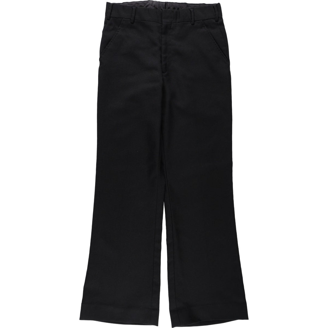 Vintage men's flare pants, size W31 unclear black type Vintage Second Hand