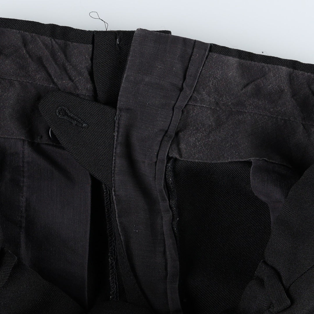 Vintage men's flare pants, size W31 unclear black type Vintage Second Hand