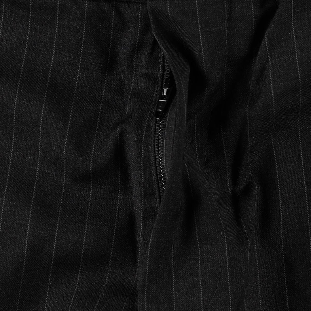 Brooks Brothers 1818 Fitzgerald Stripe Pattern Wool Trousers, Made in USA, Men's Size W33 (approx.) wool Charcoal Vintage Second Hand